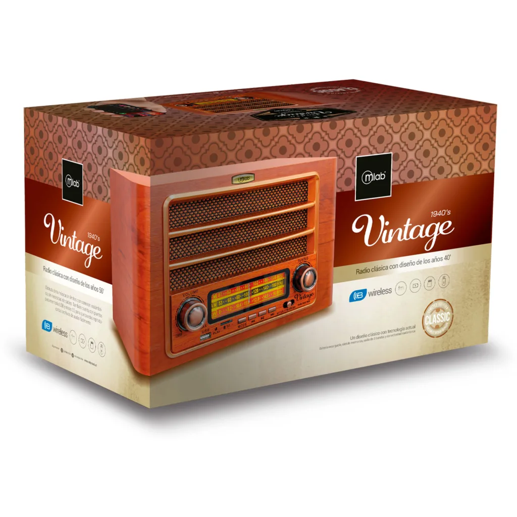 Imagen 3 de MLAB RADIO RETRO VINTAGE