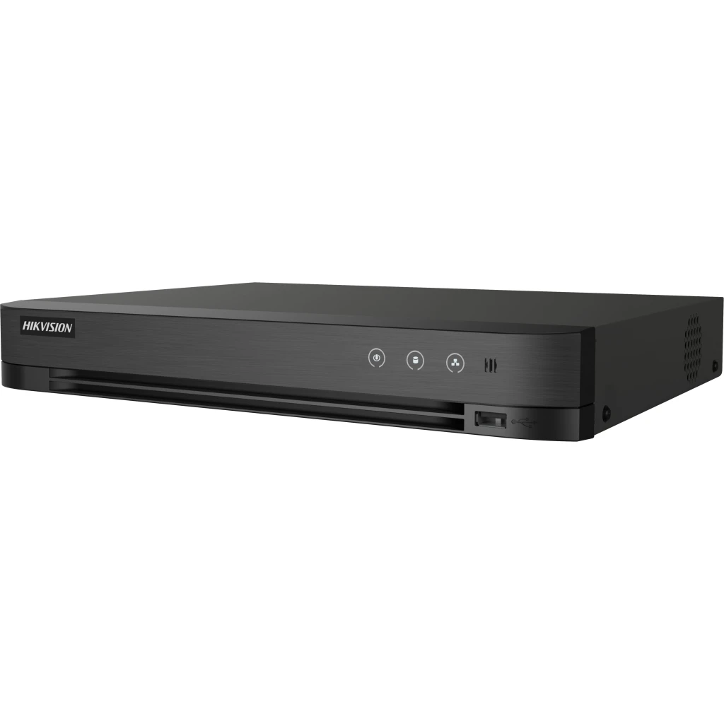 DVR Hikvision 08CH 3K/5MP Lite Acusense 1HDD 2WayAud con camaras compatibles