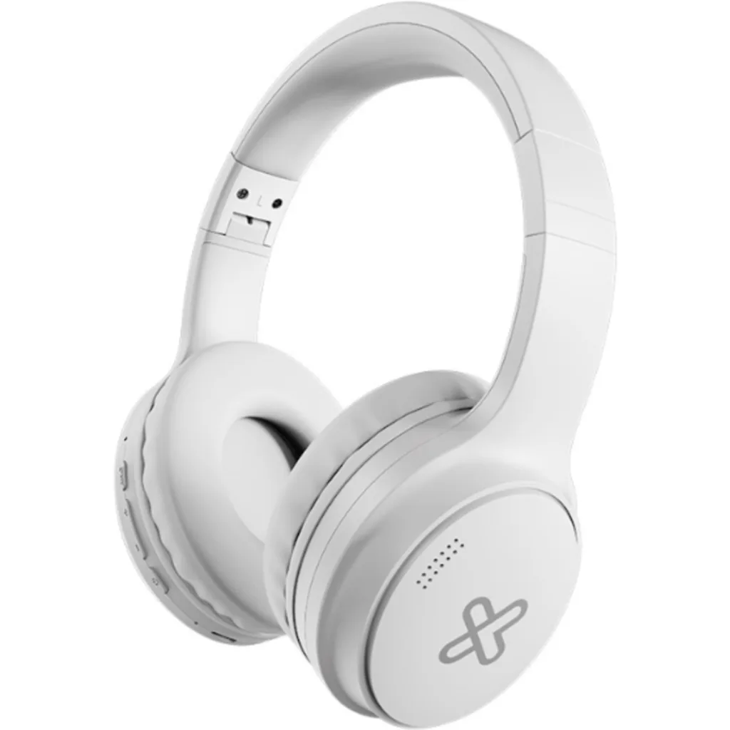 Audífonos Inalámbrico KlipX KNH-300WH Para Home audio ANC c/mic Color Blanco