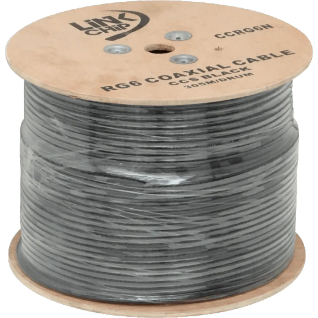 Imagen 2 de Cable Coaxial Isay RG6 Carrete RG-6 305 mt 75 Ohm 