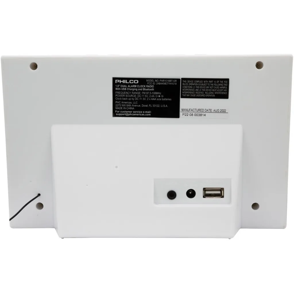 Imagen 2 de RADIO REJOJ BT 1018BT PANTALLA 1.8 PHILCO