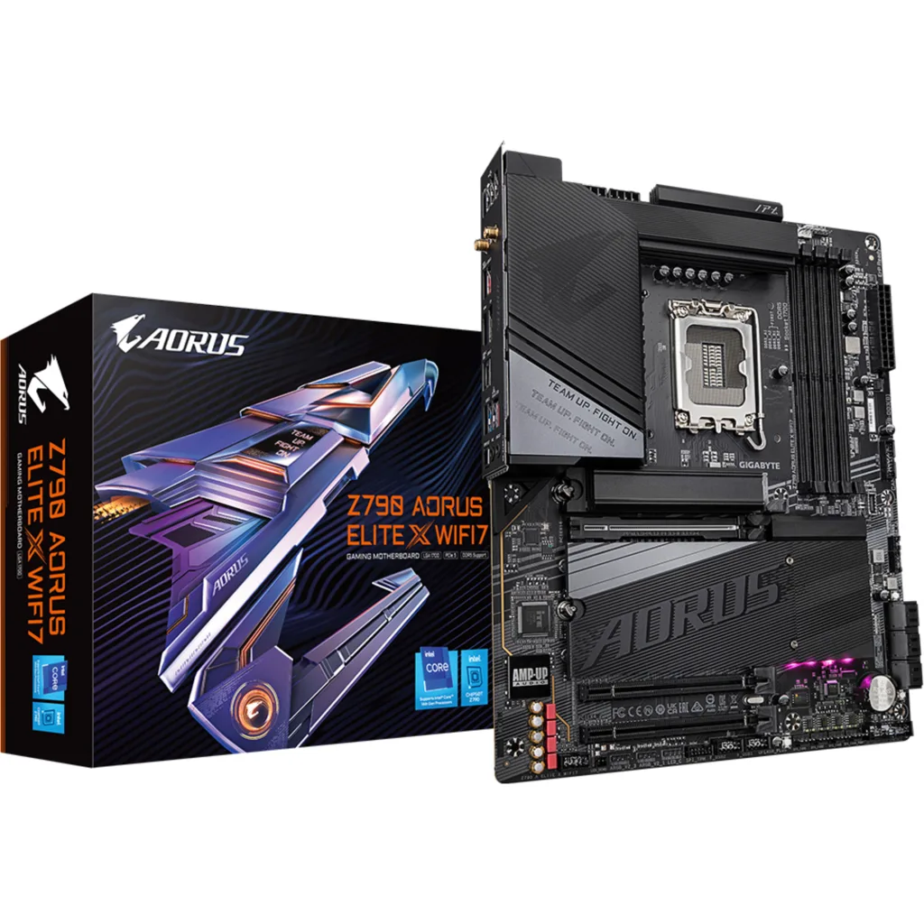 Imagen 0 de Tarjeta Madre Gigabyte Z790 A ELITE X WIFI7 LGA1700 4*DDR5 4*M.2 DP HDMI USB3.2