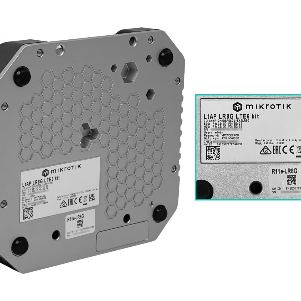 Imagen 5 de MIKROTIK R8+LTE6 3-Sim GPS WiFi-2,4GHz 2x2-2,5dBi 1-1000 RouterOS-L4