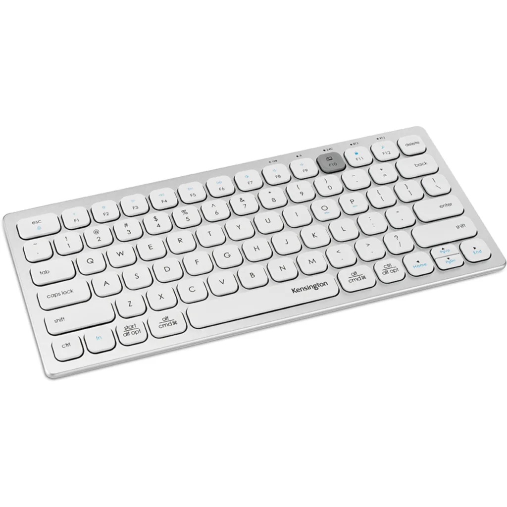 Teclado Inalámbrico Kesington 2.4 GHz + Bluetooth Compact Silver