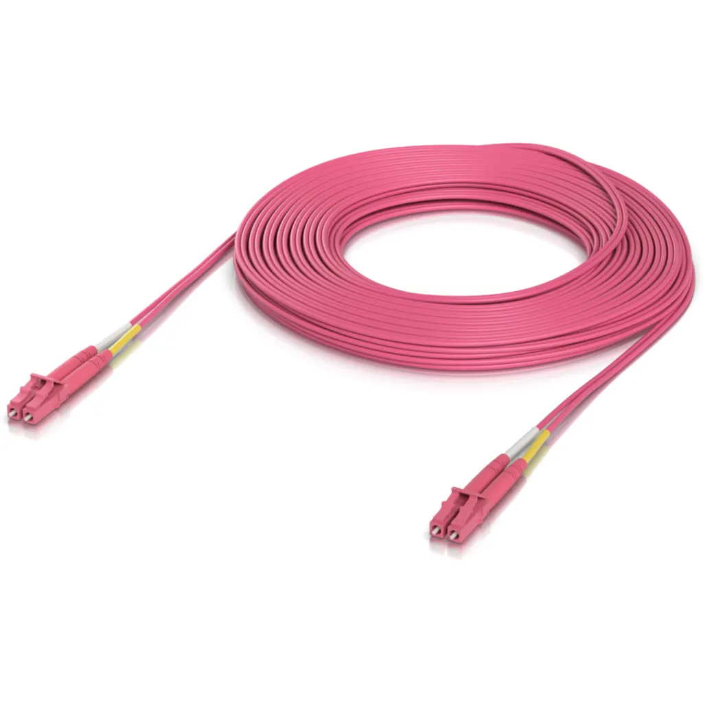 Imagen 1 de UBIQUITI 15mt LC-LC OM4 MultiModo MM Duplex Jumper Fibra 50/125um 2mm