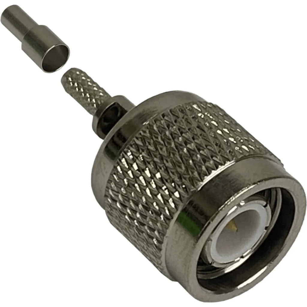 Imagen 1 de TNC-Macho RG316 Conector Coaxial Crimpeable CA100 RG174