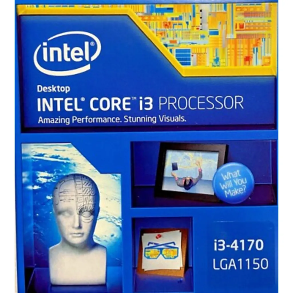 CPU Intel® Core I3-4170 4Gth 3.70GHz Frec. Básica 3MB 2 Núcleos LGA1150 c/Gráf (Reacondicionado)