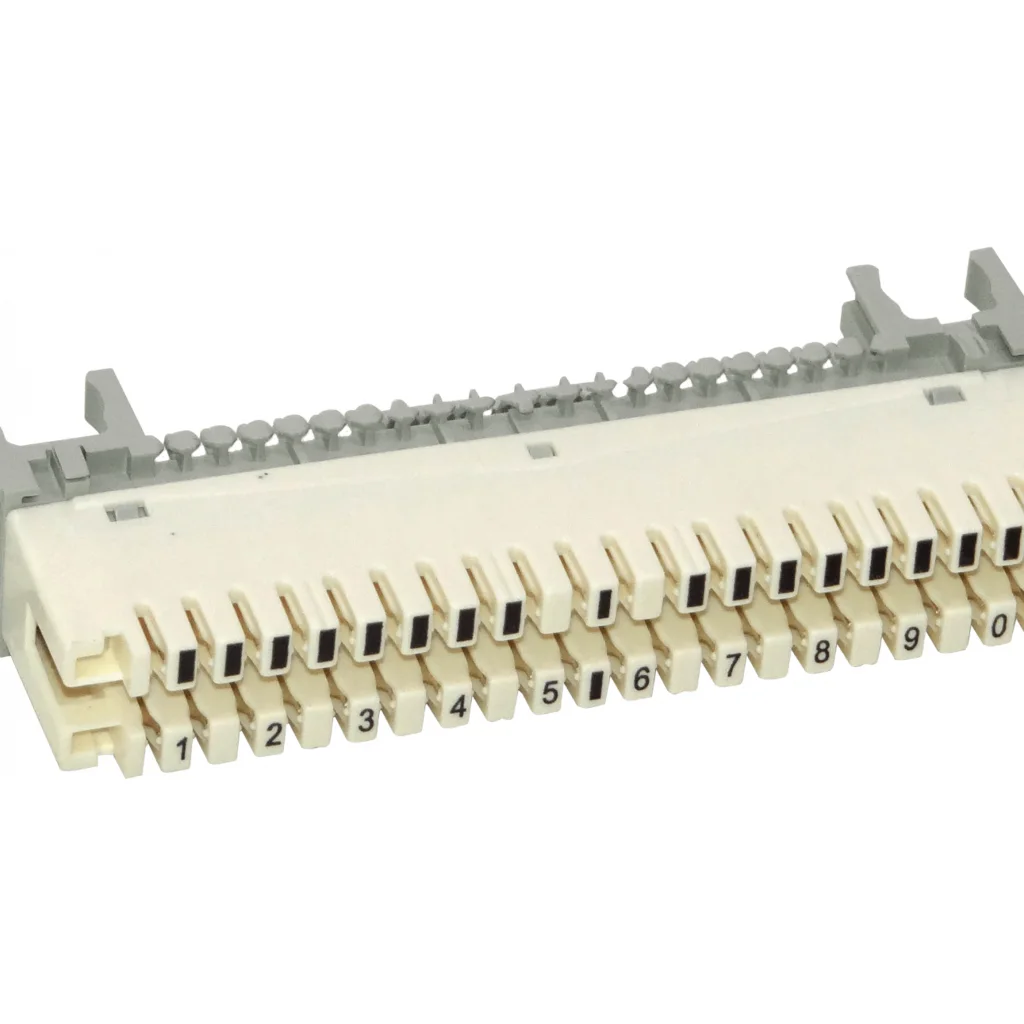 Imagen 1 de Regleta con-Desconexion Telef Blanca 10-Pares KRONE req-Base/DISP-PEG