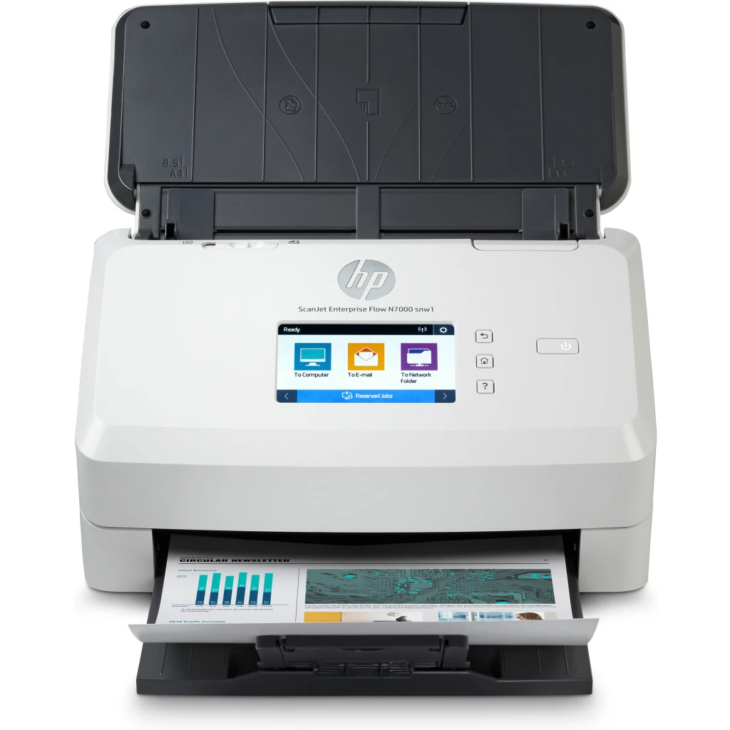 Escáner de Escritorio HP ScanJet Enterp Flow N7000 Color Dúplex WiFi LAN USB