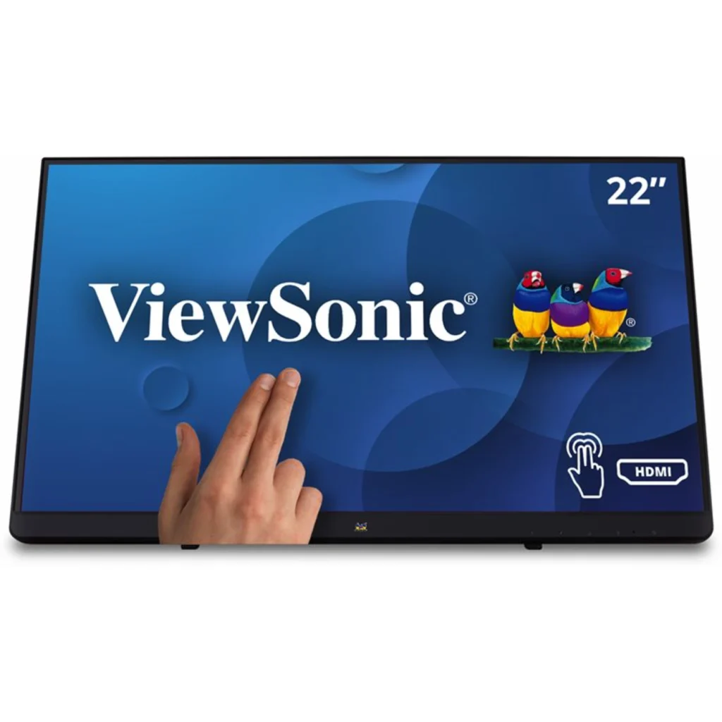Imagen 2 de Monitor Touch Viewsonic TD2230 FHD 22" 1920x1080 HDMI DisplayPort VGA USB VESA