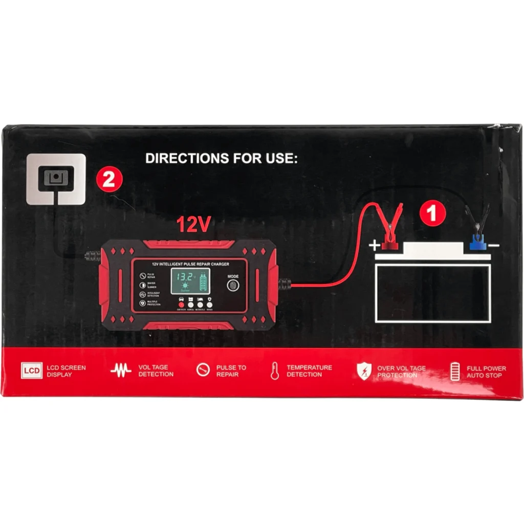 Imagen 0 de Cargador De Bateria 13,8V - 15,5V 6A 110-240VAC