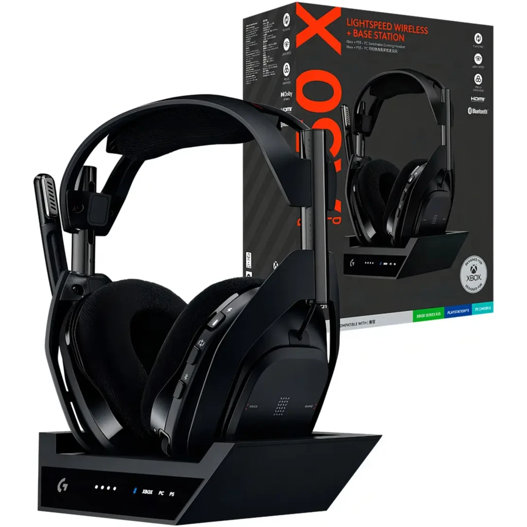 Imagen 7 de Audífonos Gamer inalámbricos Logitech G Astro A50 X Lightspeed Dolby Atmos Black