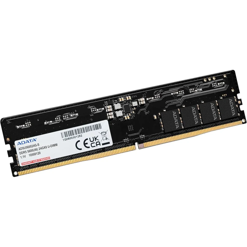 Memoria RAM 24GB DDR5 5600MHz DIMM CL46 1.1v 288p Adata BULK