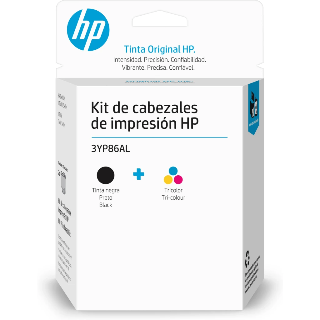 Kit de Cabezales de Impresión HP GT Negro/Tricolor p/InkTank 115-310-315-410-415