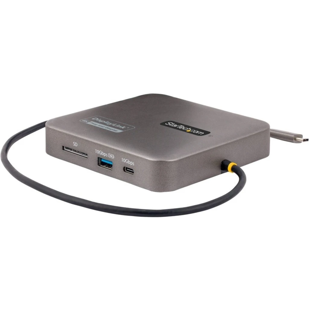 Docking Station StarTech USB-C a 2*HDMI 4K 60Hz, LAN SD/MMC USB-A 2*USB-C