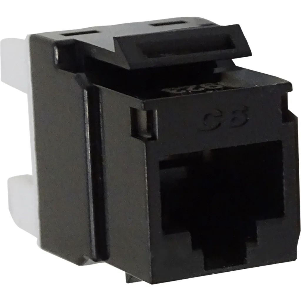 FURUKAWA Negro Cat6 U/UTP Multilan Punch Keystone Hembra RJ45 35030606