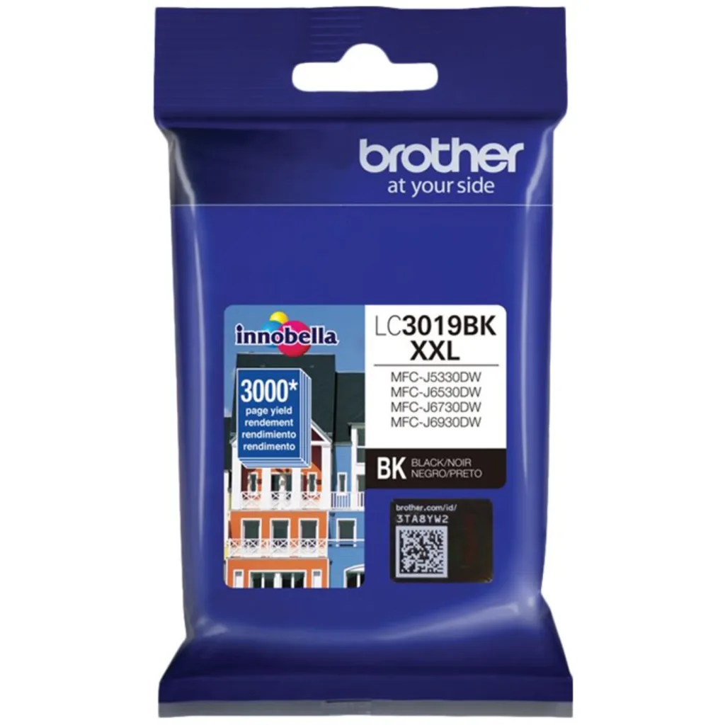 Cartridge Brother LC3019BK Negro Ato Rendimiento MFC J5330 J6530 J6930, 3000Pág