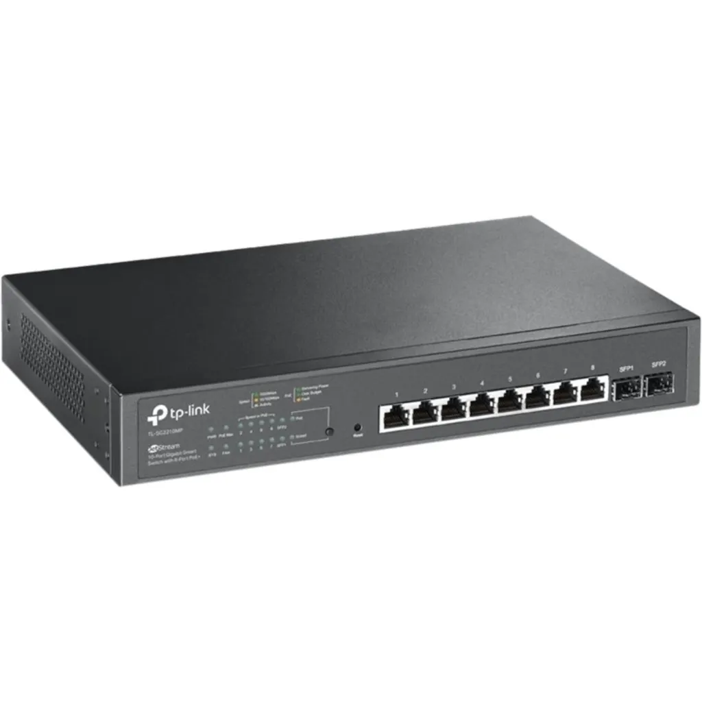 Imagen 3 de Switch TP-Link TL-SG2210MP  Smart de 10 puertos Gigabit, con 8 puertos PoE+
