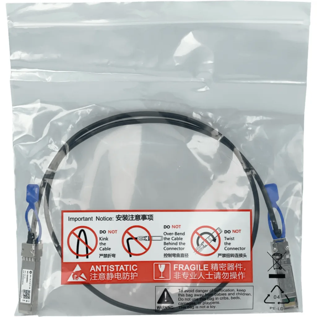 Imagen 2 de Cable MIKROTIK XS+DA0001 Directo SFP+10G SFP28-25G Backbone DAC Twinaxial
