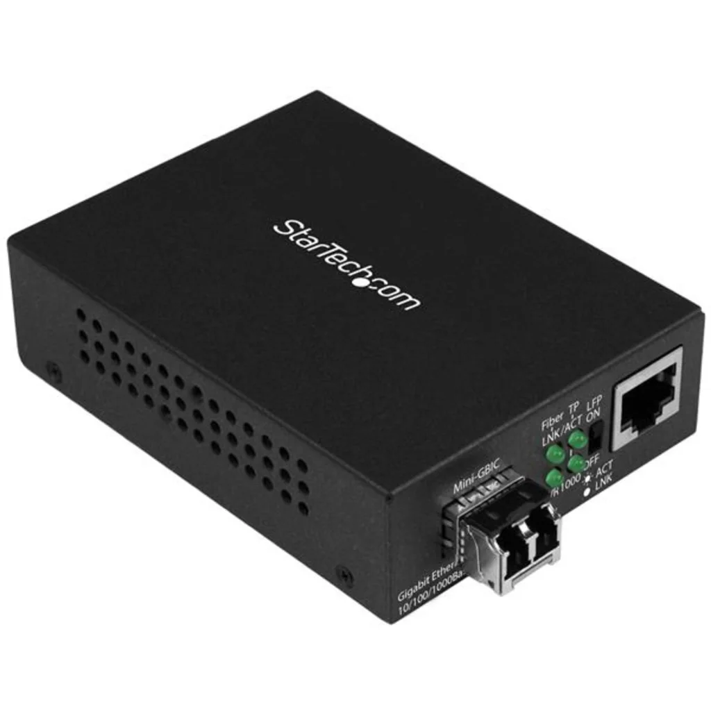 Conversor Medios Fibra LC Multimodo 550m