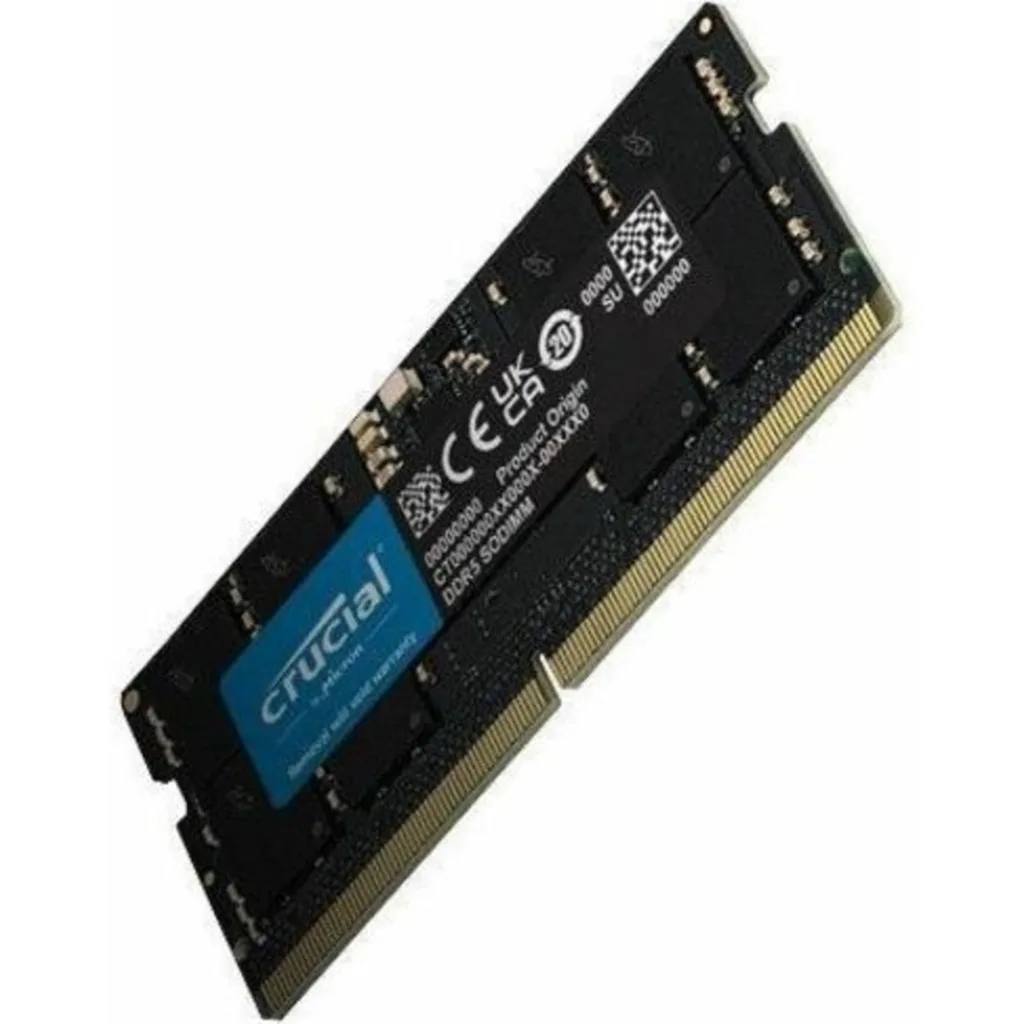 Imagen 1 de Memoria RAM 48GB DDR5 5600MHz So-DIMM CL46 Non-ECC 1.1v 262P - Crucial