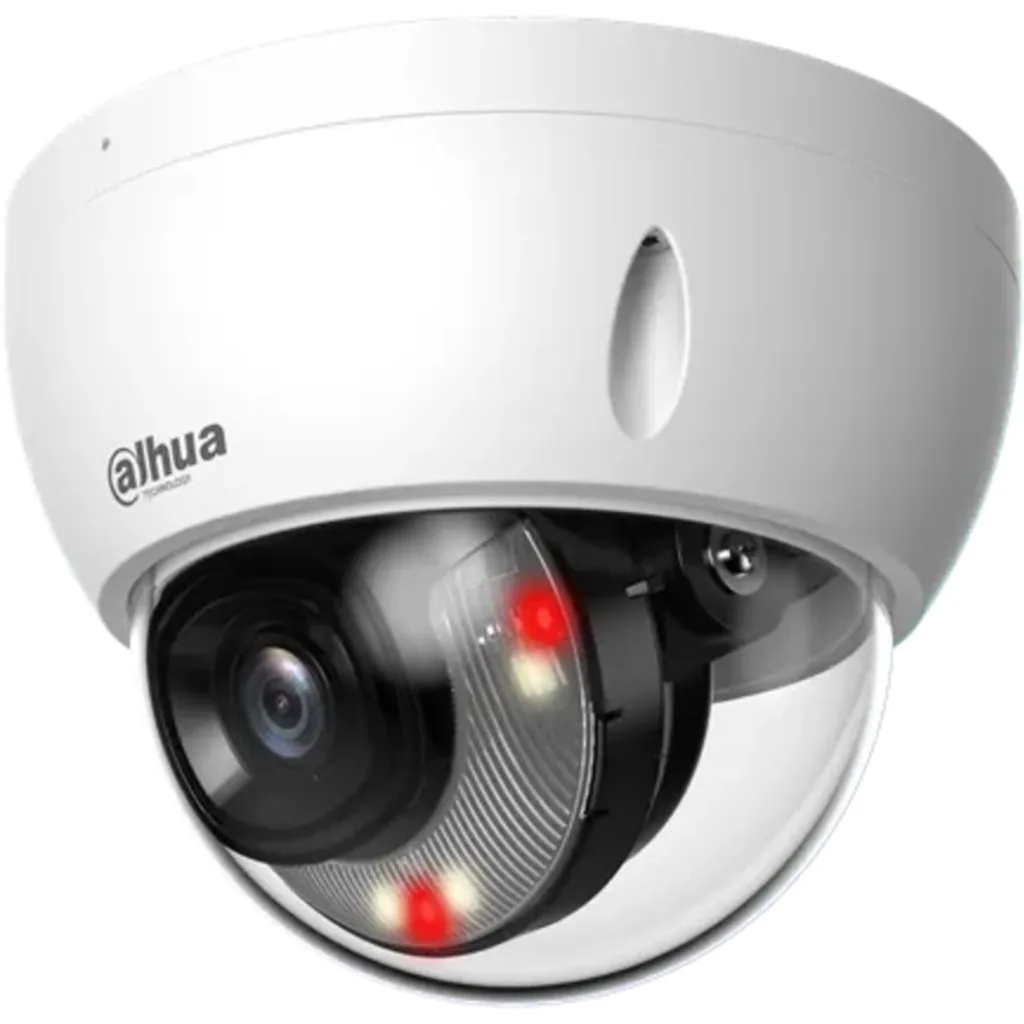 Imagen 0 de DH-IPC-HDBW2249EP-S-IL-0280B. camara IP Dahua tipo mini domo de 2MP iluminacion dual con lente fijo de 2.8mm iluminacion de hasta 30m proteccion IP67 IVS
