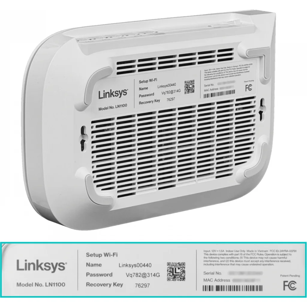 Imagen 5 de LINKSYS 1-2500 4-1000 Router WiFi6 Mesh 2,4/5GHz inc-12V AX3000 LN1100