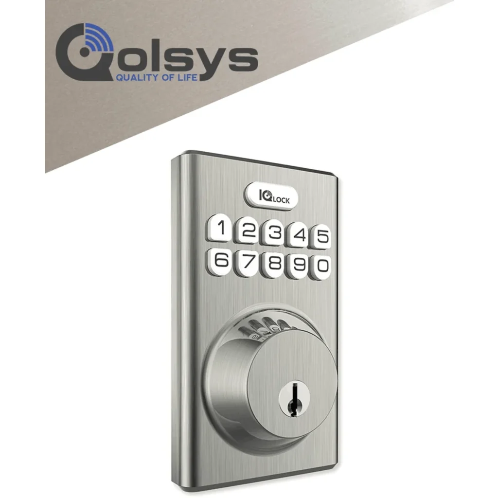 IQ LOCK-PGK-SN. PowerG Door lock, matte Black