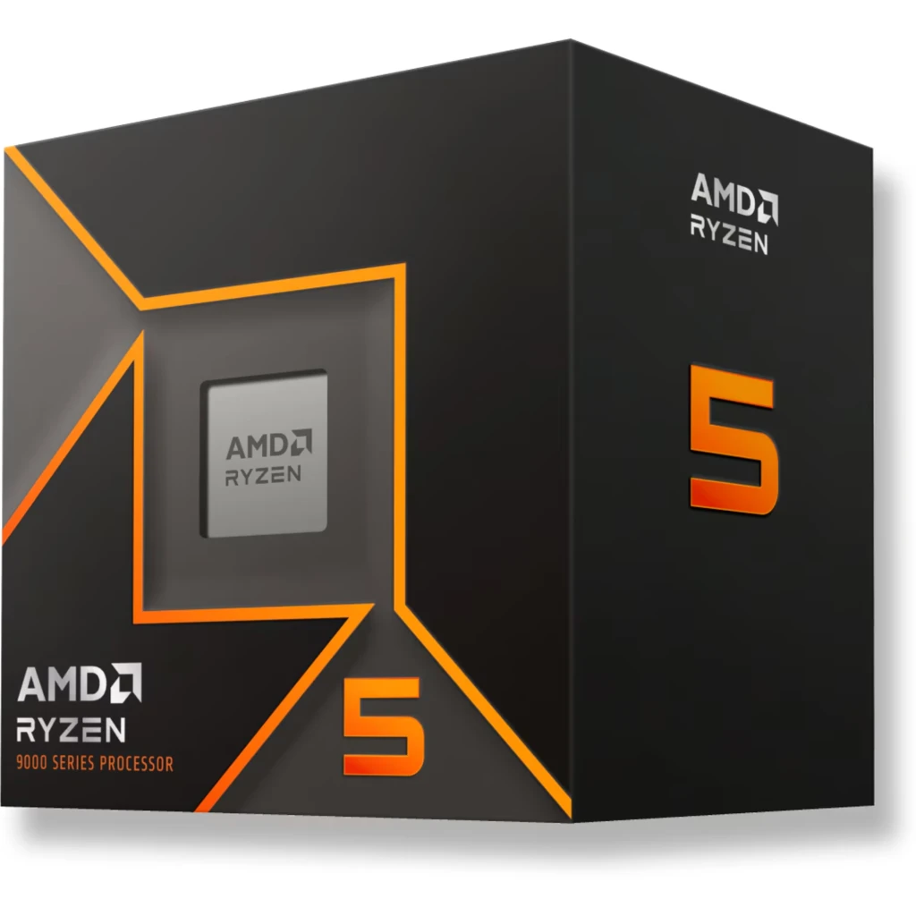 CPU AMD Ryzen 5 9600 3.8-5.2MHz Turbo 32MB L3 6 Núcleos Skt AM5 Sin FAN