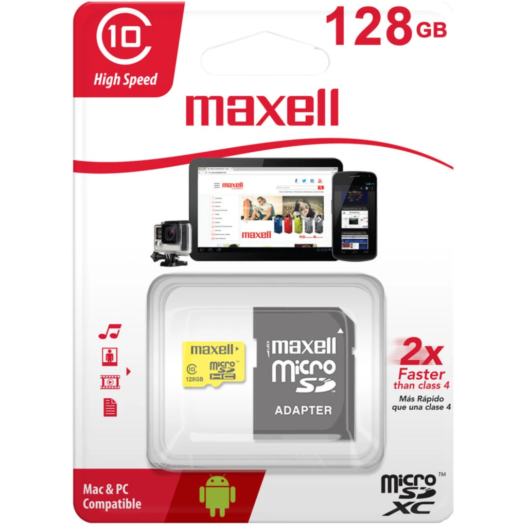 Imagen 3 de Tarjeta microSD Maxell MCSD-128GBCL10
