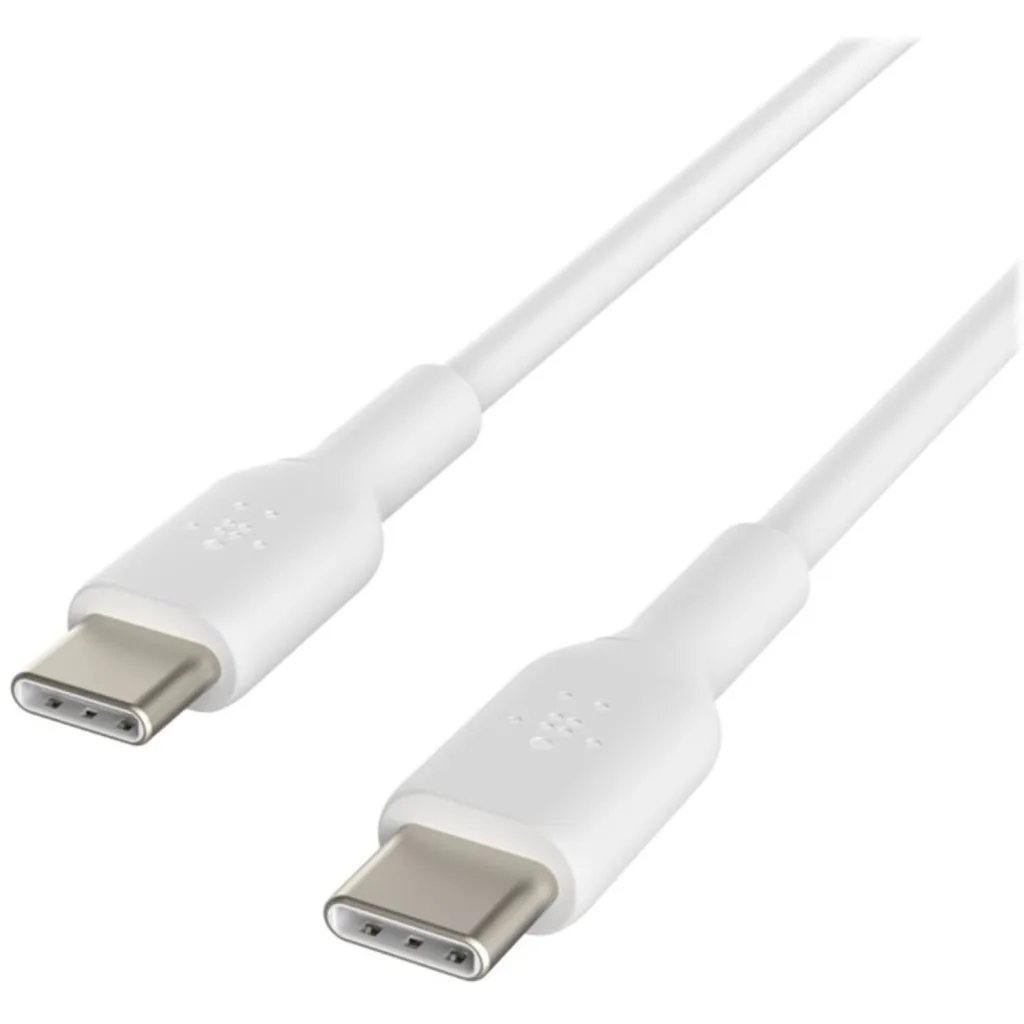 Imagen 2 de Cable USB-C Belkin Conector USB-C Macho a USB-C Macho Longitud 1 metros Blanco