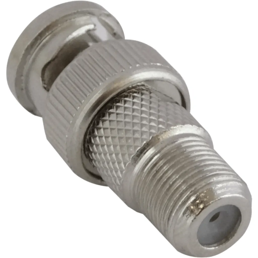 Imagen 1 de Copla F-Hembra a BNC-Macho Convertidor Coaxial F-BNC