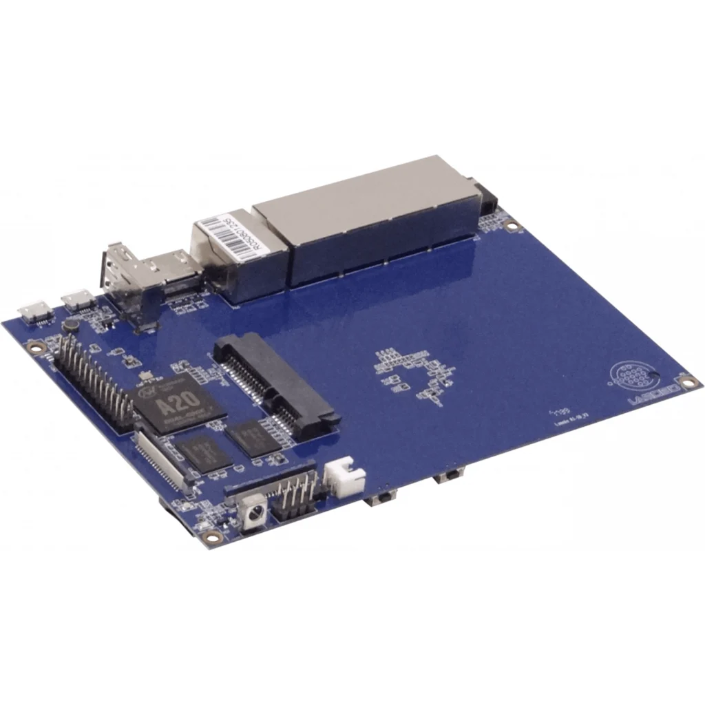 Imagen 3 de BANANAPI 1GHz-Dual 5-1000 1GB 2-USB SD/SATA CSI HDMI 3,5mm Mic 15x10cm