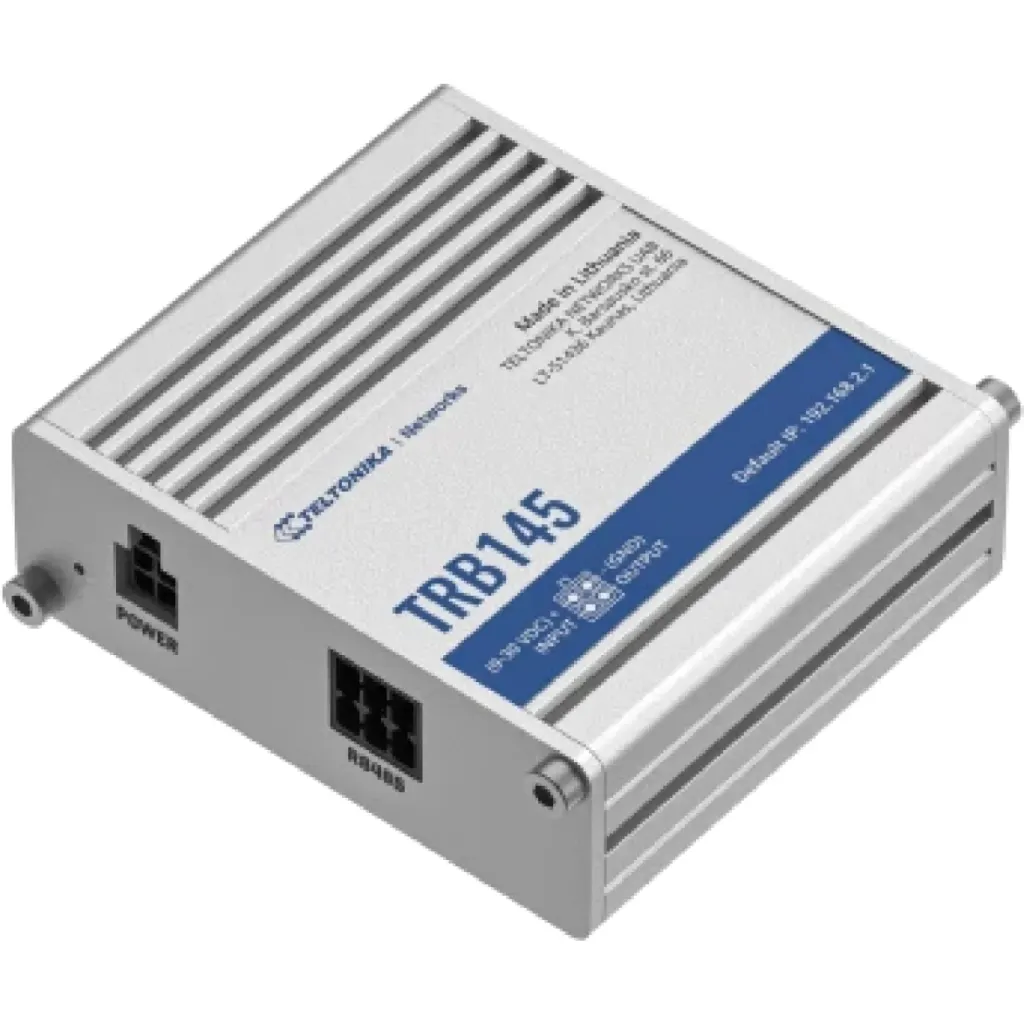 Imagen 2 de Teltonika TRB145 Gateway Celular Industrial Teltonika TRB145 4G/LTE (Cat 1), 3G, 2G con interfaz RS485 DI/DO