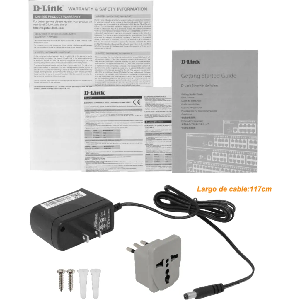 Imagen 1 de Switch D-Link DGS-1100-08, 8 Puertos Gigabit LAN RJ-48 1000Mbps Smart Managed 