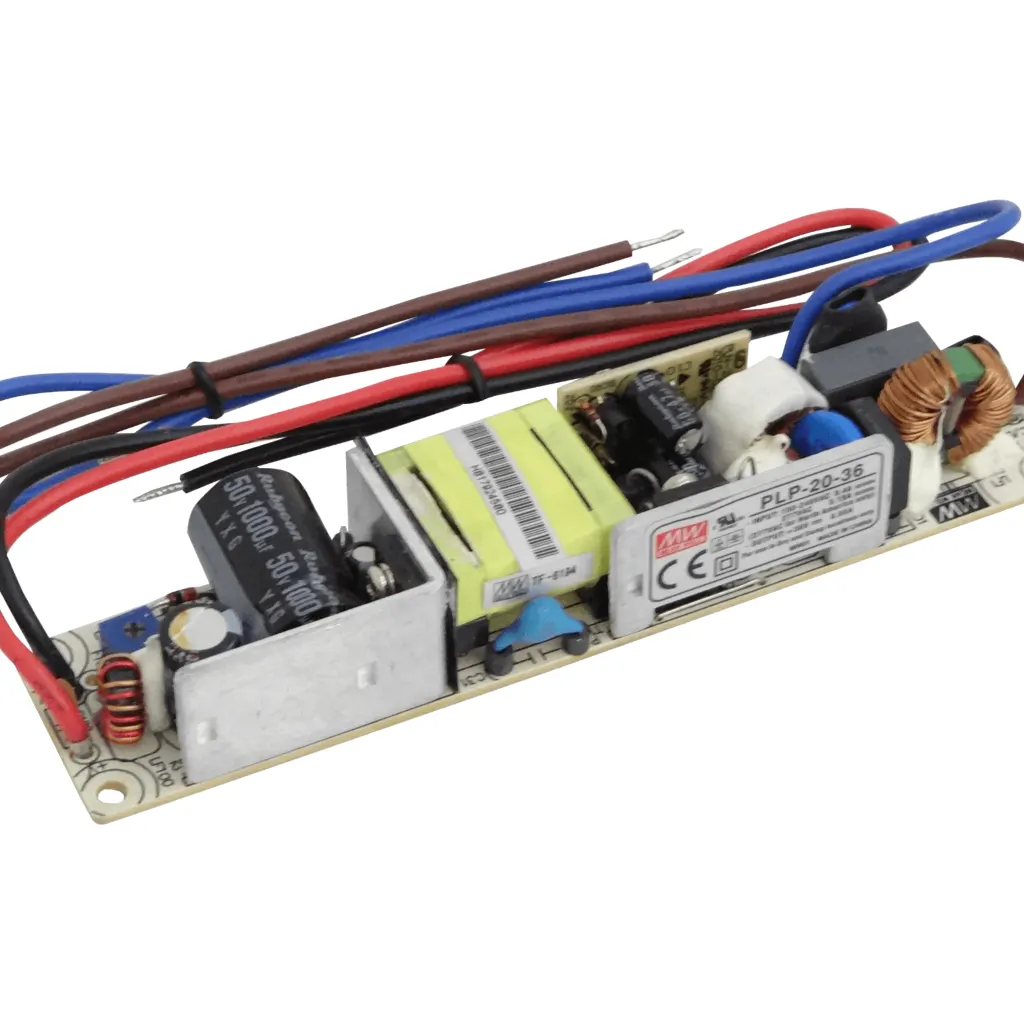 Imagen 1 de MEANWELL 20W 36V 0,55A Open-Frame Fuente-Poder 100-240VAC Ajustable