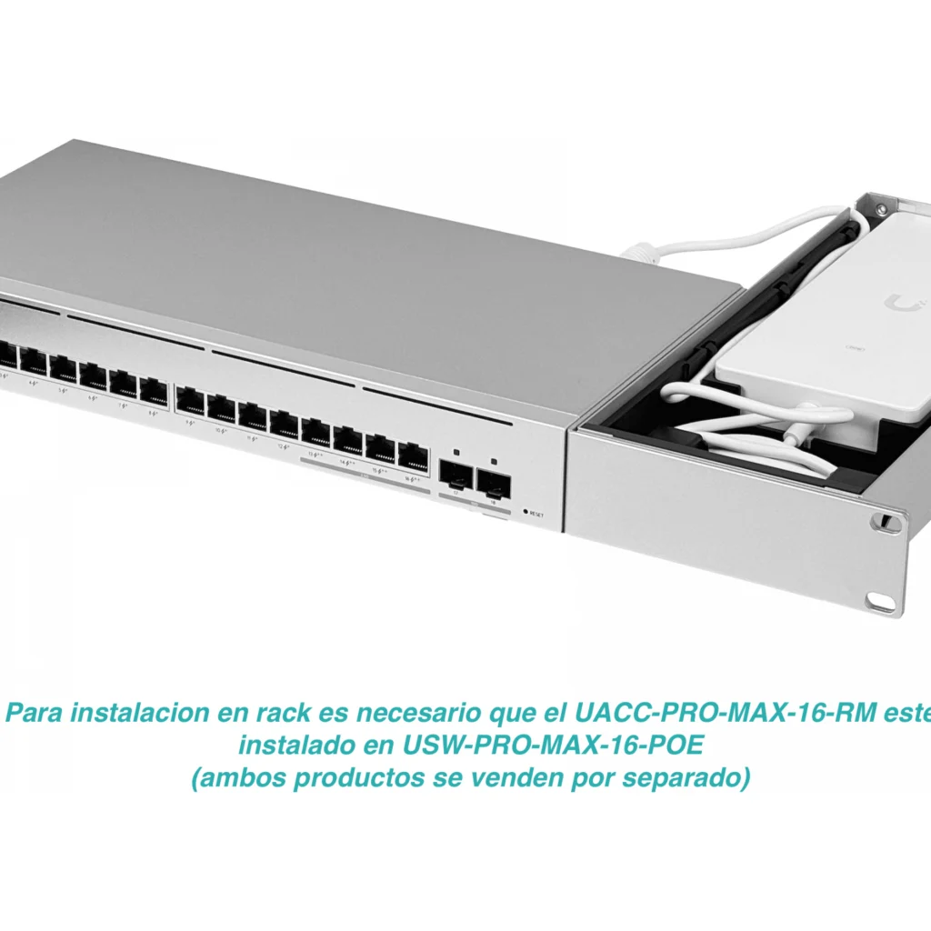 Imagen 6 de Switch Ubiquiti 12-1000 4-2500 POE++ 180W-TOT 2-SFP+10G REQ-UNIFI SWITCH L3