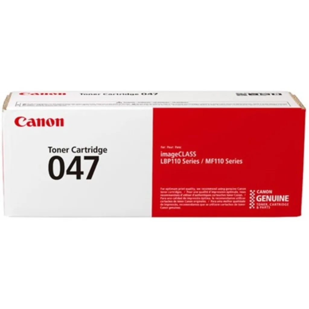 Toner Canon 047 Negro para Impr Láser ImageClass LB113w, 1600 Páginas