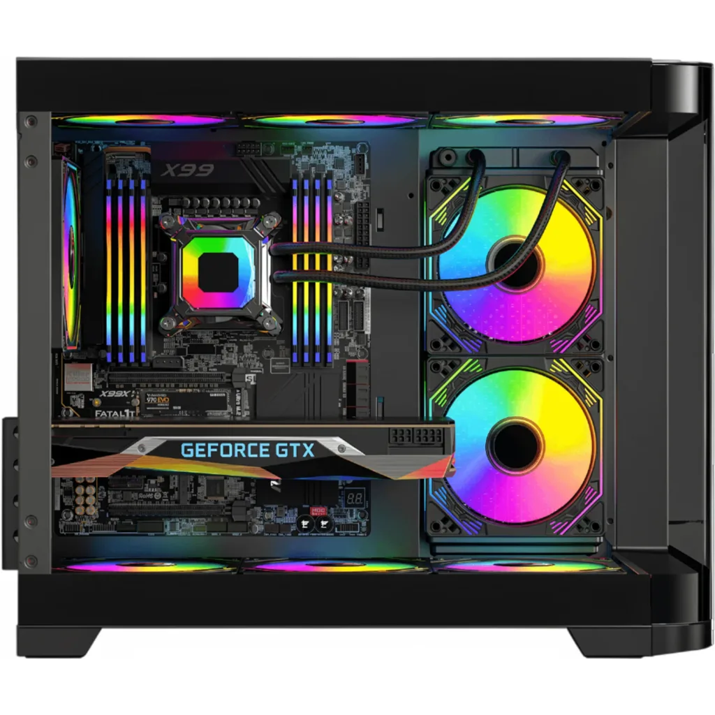 Imagen 6 de GABINETE GAMER VIPER ARGB/mATX /5 FAN INCLUIDOS/ SIN FUENTE / INCLUYE CONTROL REMOTO Y CONTROLADORA/ USB 3.0/ USB C