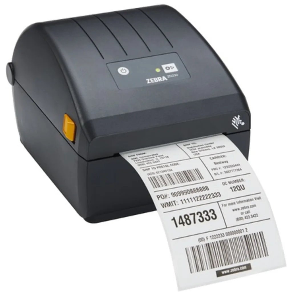 Imagen 1 de Impresora Transferencia Térmica POS Zebra ZD230 203DPI Ancho 104mm 152mm/s USB