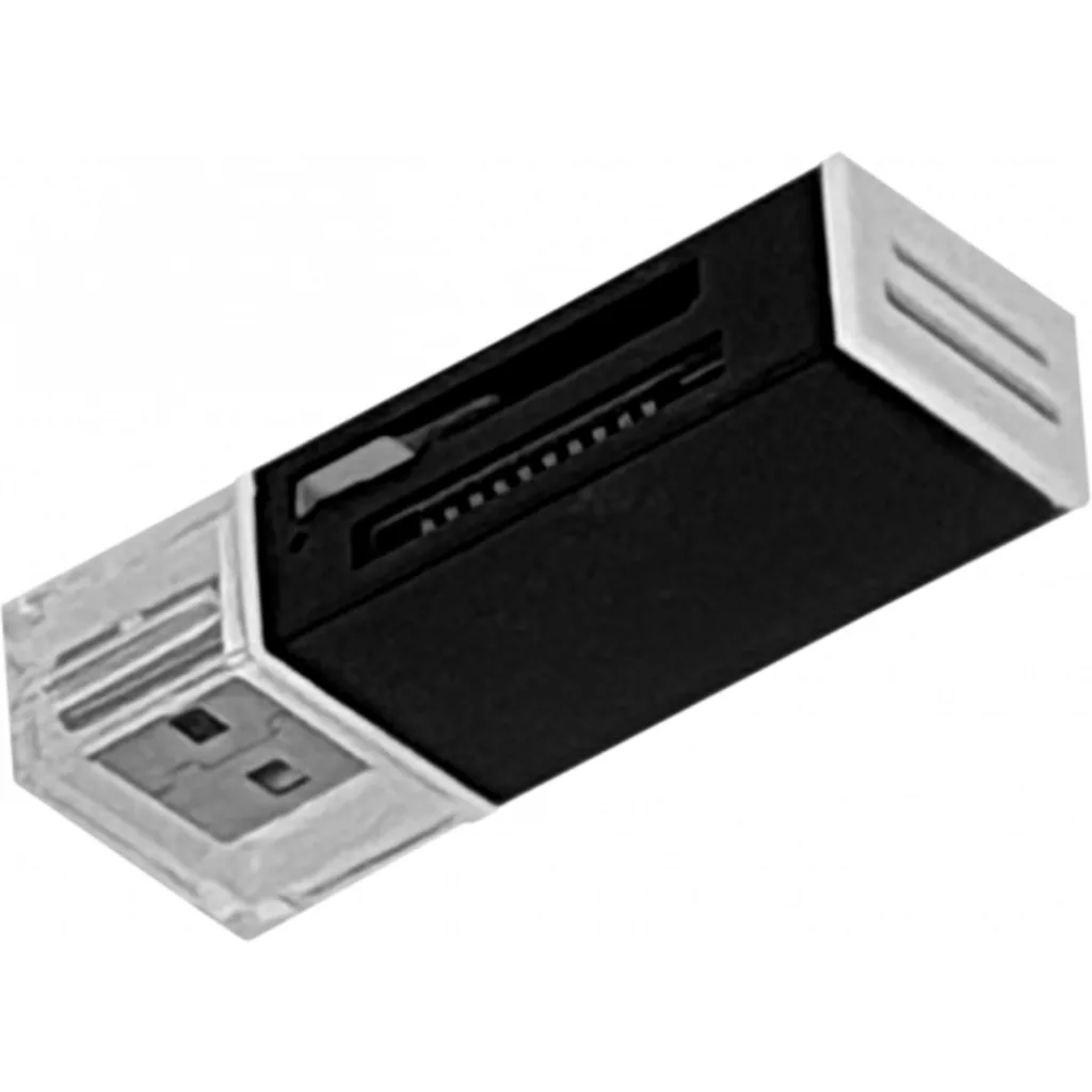 Imagen 2 de Lector USB2.0 A-M Todo-en-1 SD mSD CF MS CF MMC TF M2 M5-Duo 480mbps