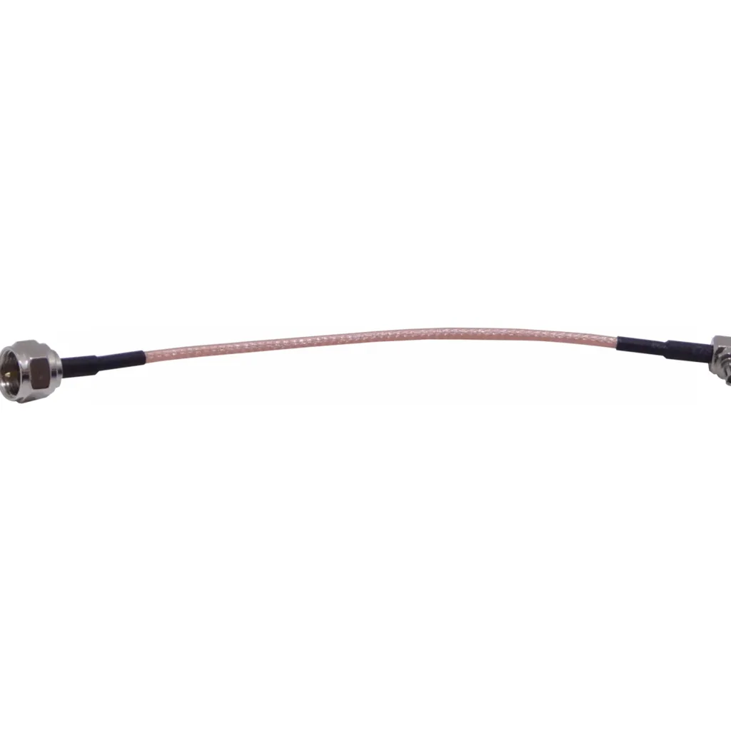 Imagen 1 de CRC9-M-90o a F-Macho RG316 Cable Coaxial 15cm