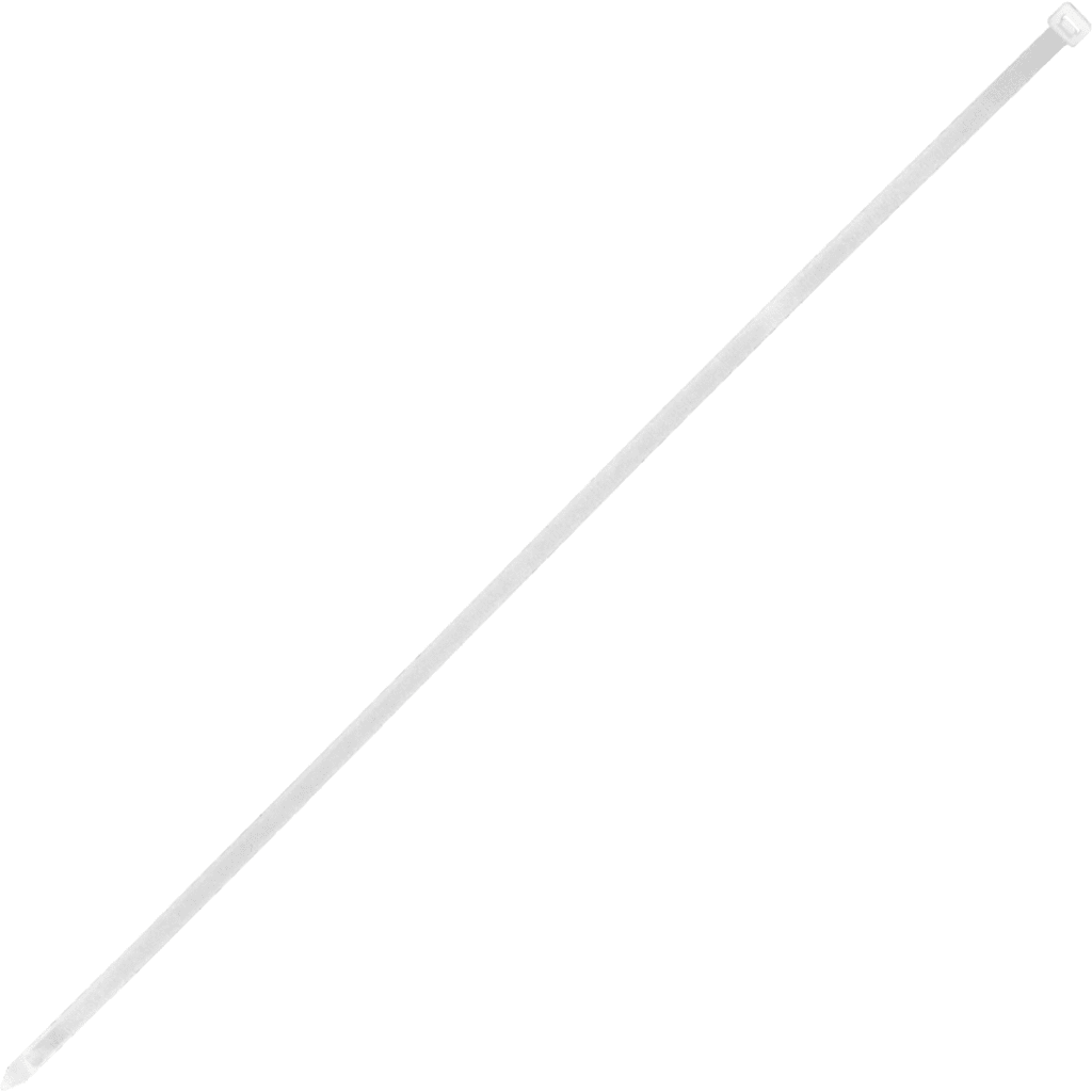 Imagen 1 de 50-un 500x7,2mm Blanca Amarra Plastica Nylon 7.2x500mm
