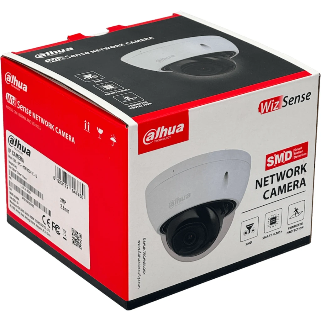 Imagen 4 de DAHUA Domo 2MP Fijo-2,8mm IP67 IK10 Poe IR30mt Camara MicroSD WizSense