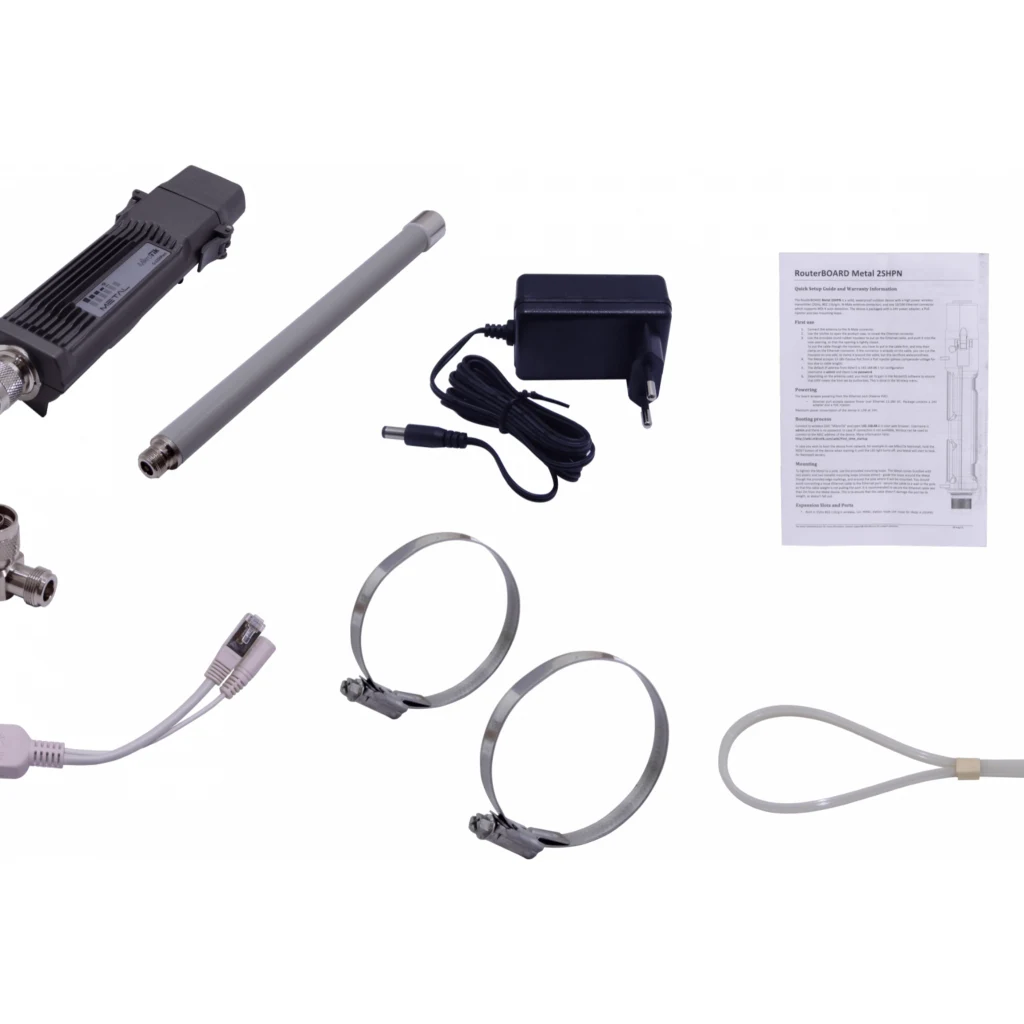 Imagen 1 de MIKROTIK 2,4/5GHZ-ac 31dBm L4 1-1000 1-N-M PoE inc-Antena-6dBi inc-24V