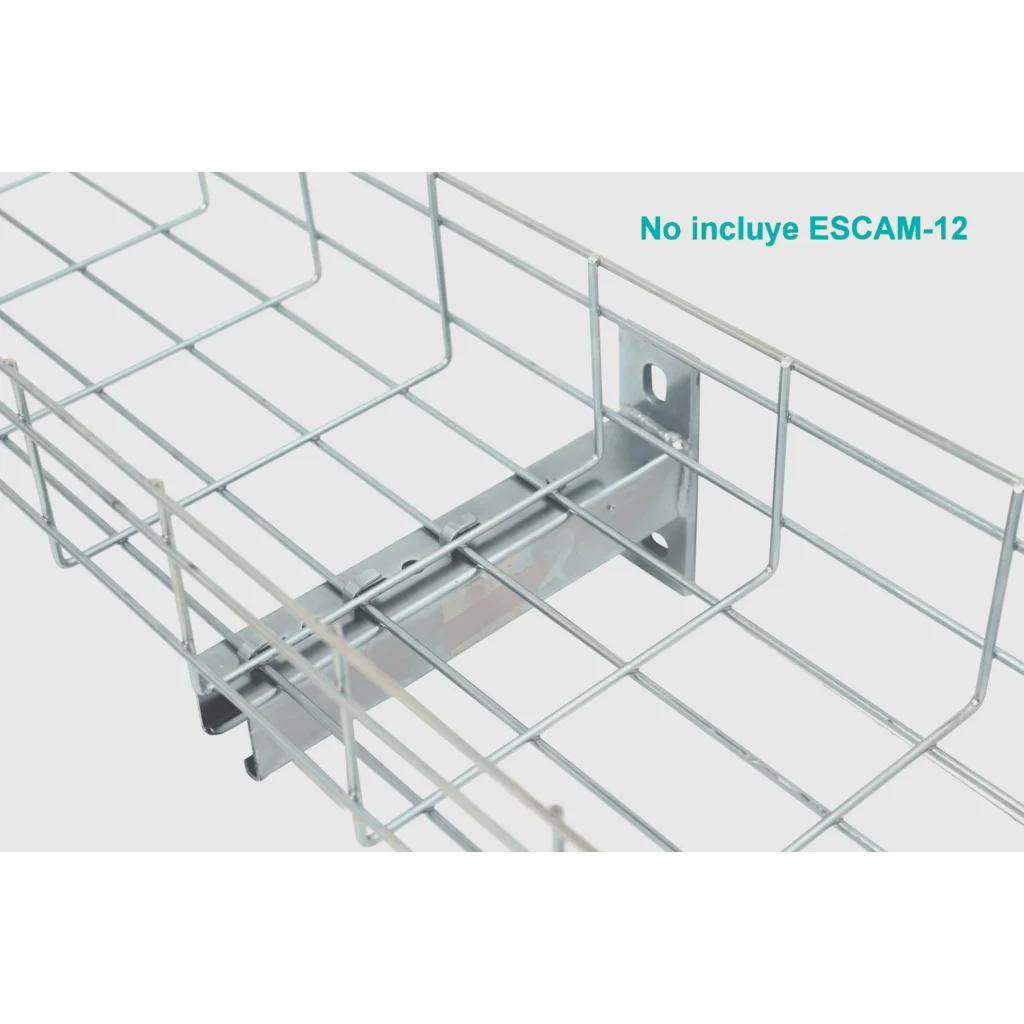 Imagen 2 de LINKCHIP Soporte 239x133mm Mural 23cm BaseStrut p/Escalerilla ESCAM-12