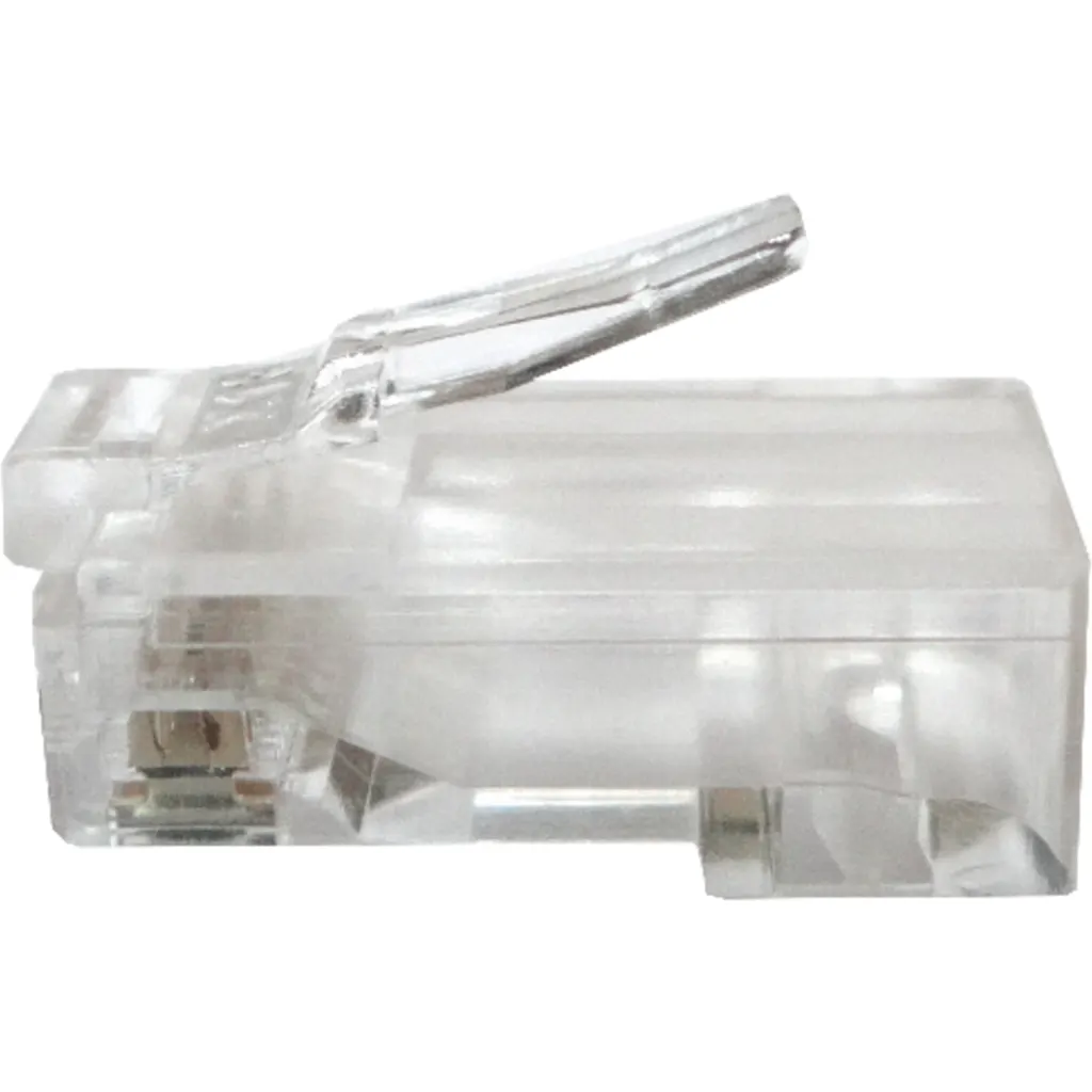 Imagen 1 de Conector RJ-45 CAT6 UTP  P/UNIFILAR 100 Unidades - LINKMADE