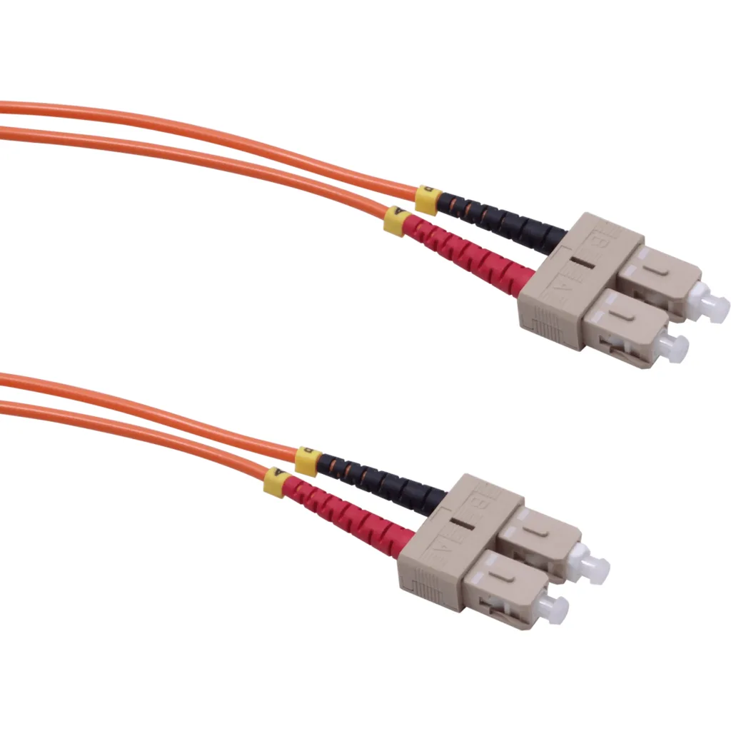 Imagen 2 de 1MT SC-SC OM1 MULTIMODO MM DUPLEX JUMPER FIBRA 62.5/125UM 3MM LSZH