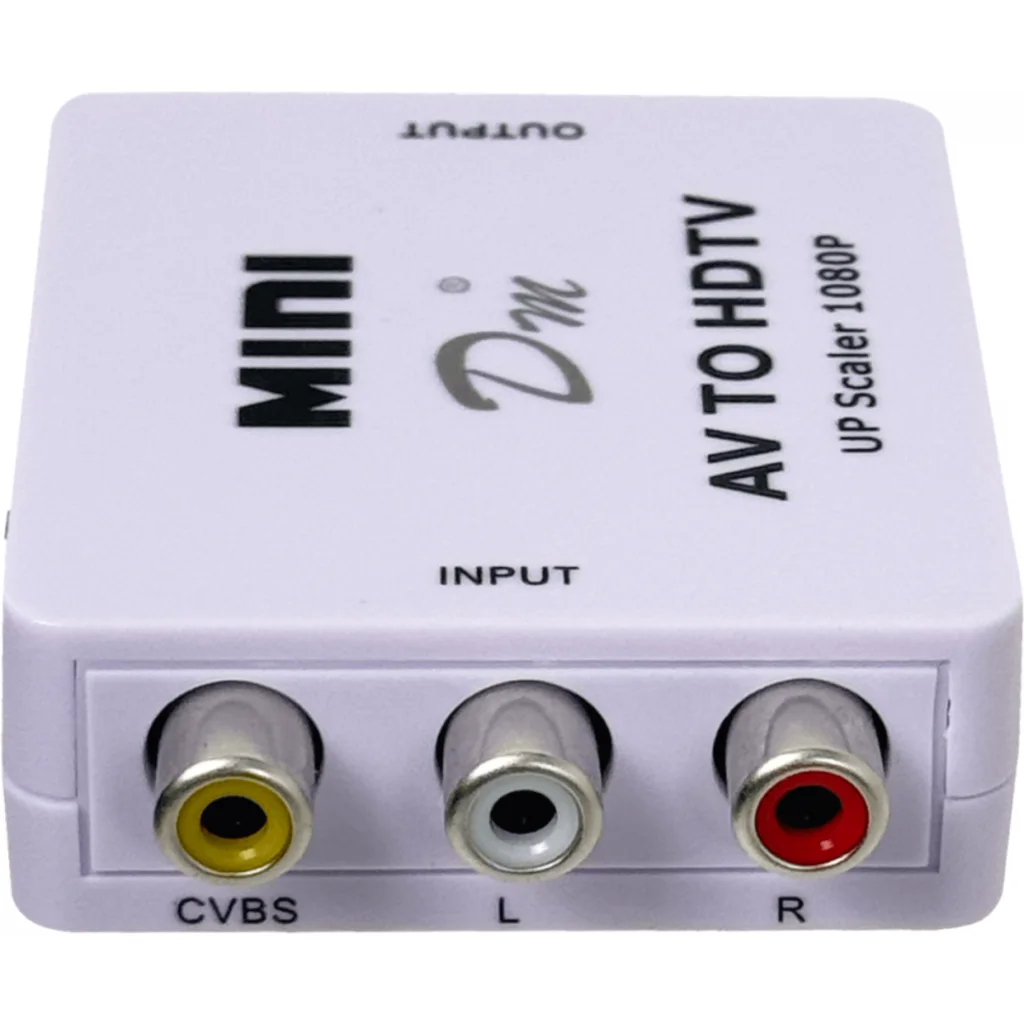 Imagen 1 de CONVERSOR VIDEO 720P/1080P REQ-5V-USB 3-RCA-H-IN 1-HDMI-OUT