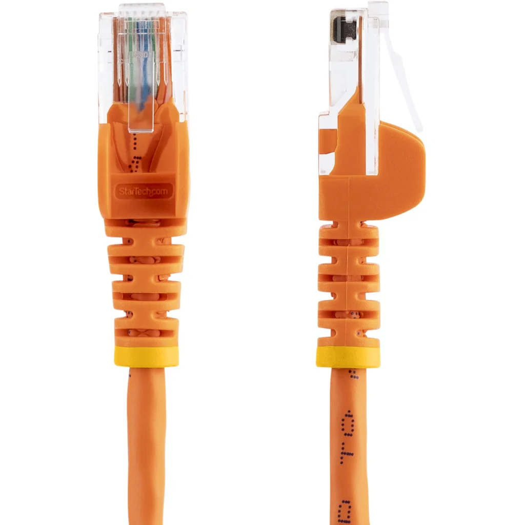 Imagen 1 de 5m Orange Snagless Cat5e Patch Cable